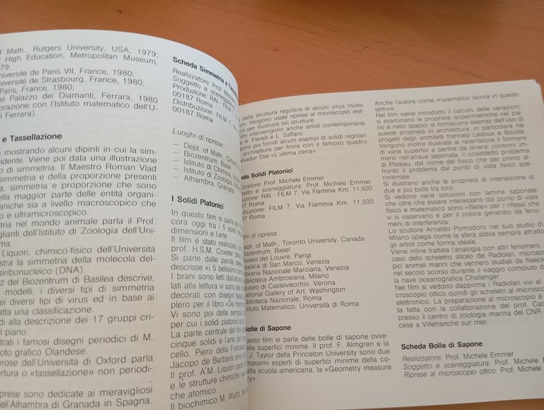 Matematica: astrazione e concretezza pensiero e tecnica, ITIS Bernini, 1981