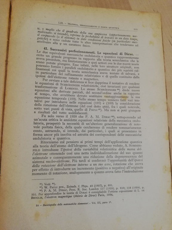 Materia irraggiamento e fisica quantica, Paolo Straneo, Hoepli, 1947