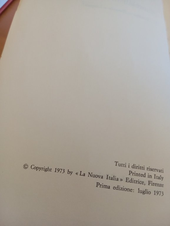 Materialismo e masochismo, Giorgio Manacorda, La Nuova Italia, 1973