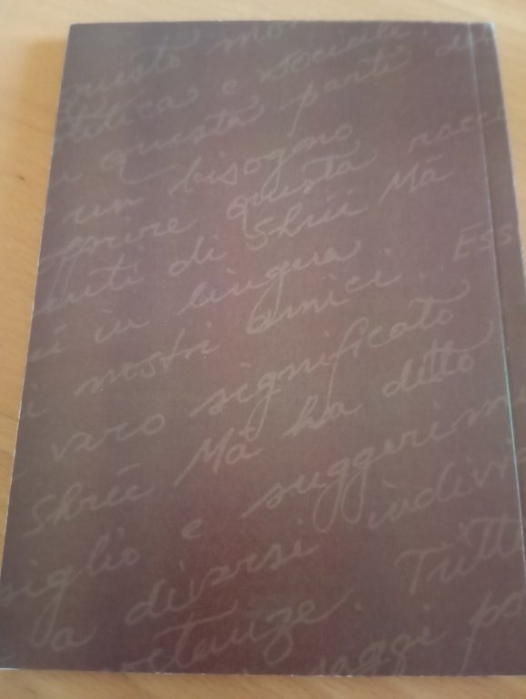 Matri Vani, Così disse Sri Ma, 2010, tiratura limitata