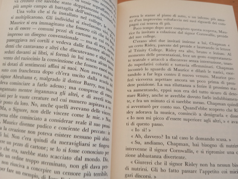 Maurice, E. M. Forster, Garzanti, 1989