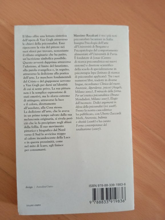 Melaconia e creazione in Vincent Van Gogh, Massimo Recalcati, Boringhieri, …