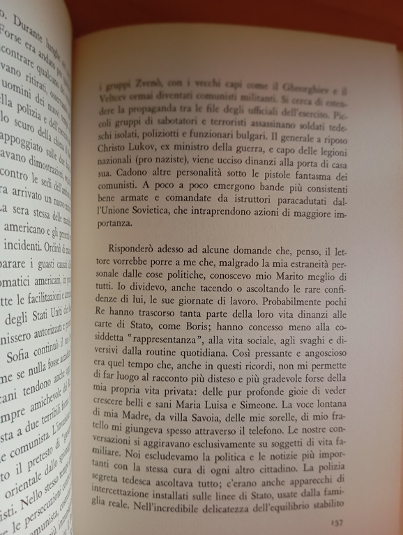 Memorie, Giovanna di Bulgaria, Rizzoli, 1964, Prima edizione