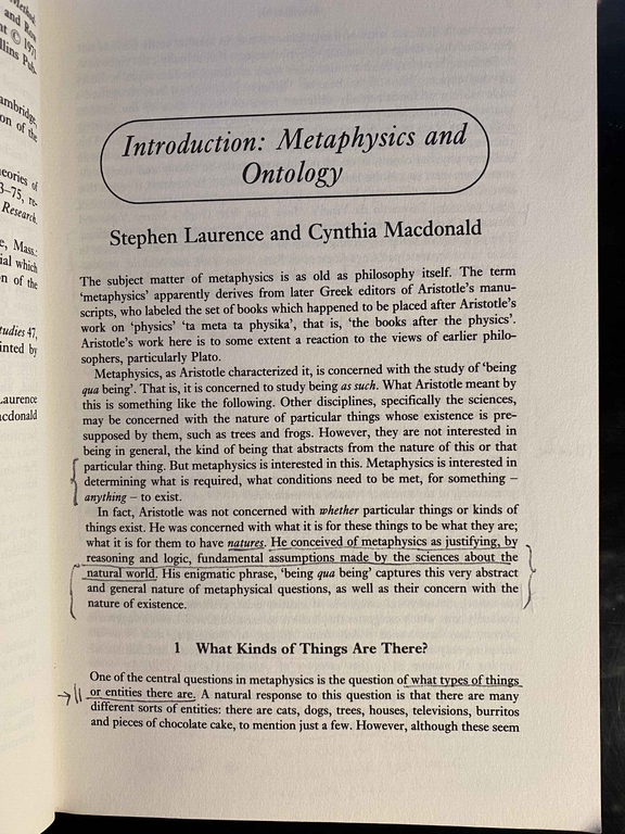 Metaphysics, Stephen Laurence - Cinthya MacDonald, 1999, Blackwell, English