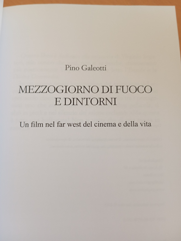 Mezzogiorno di fuoco e dintorni, Pino Galeotti, Graphofeel, 2015