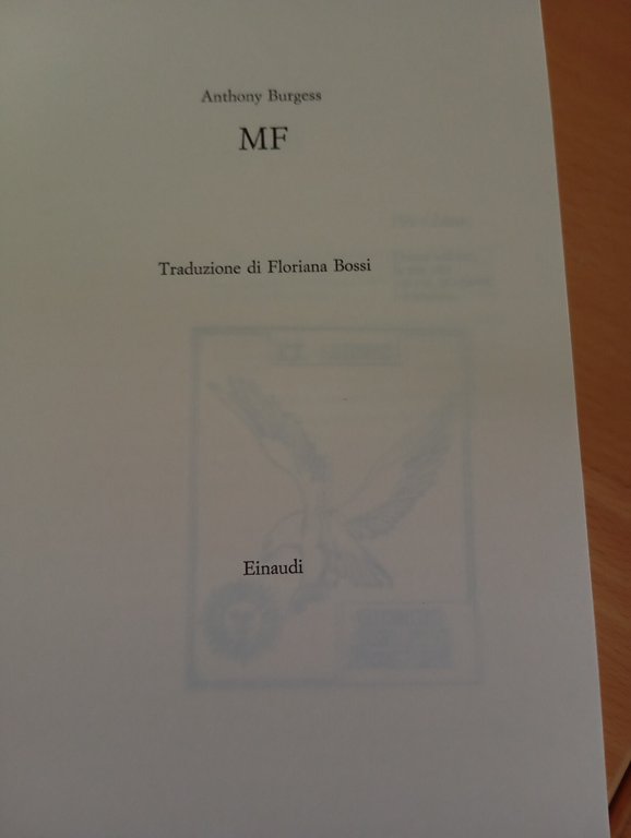 MF, Anthony Burgess, Einaudi, 1977 | Immagine Gallery 10