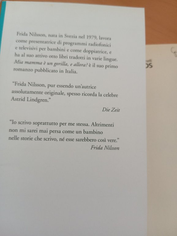 Mia mamma è un gorilla, e allora?, Frida Nilsson, Feltrinelli, …