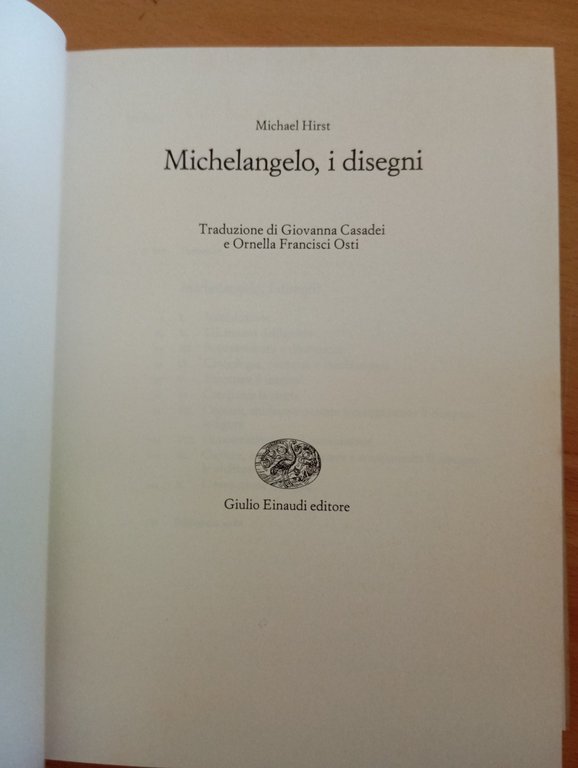 Michelangelo, i disegni, Michael Hirst, Einaudi, 1993 | Immagine Gallery 8