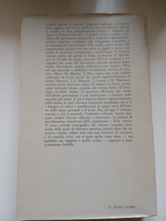 Mimo e mimi. Parole e immagini, Marco De Marinis, La …