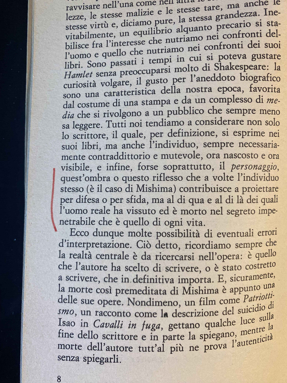 Mishima o la visione del vuoto, Marguerite Yourcenar, Bompiani, 1986