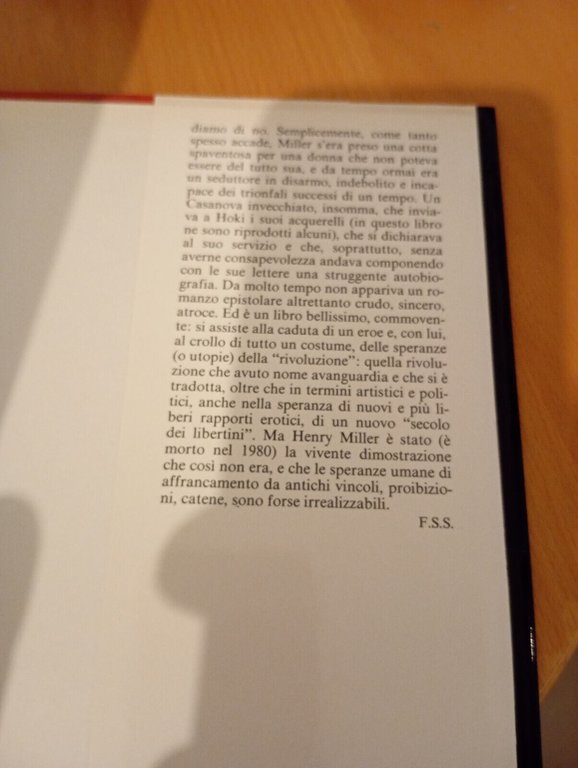 Misteriosa cantabile, Henry miller, Bompiani, 1988