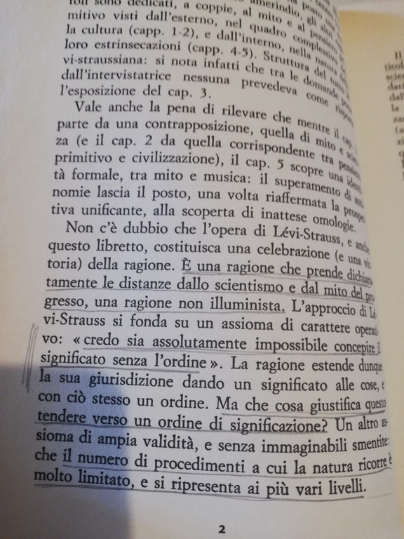 Mito e significato, Claude Levi-Strauss, Il saggiatore, 1995