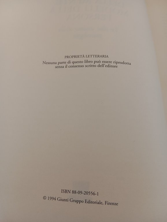 Modelli della mente, modelli della persona, Marcello Lostia, Giunti, 1994