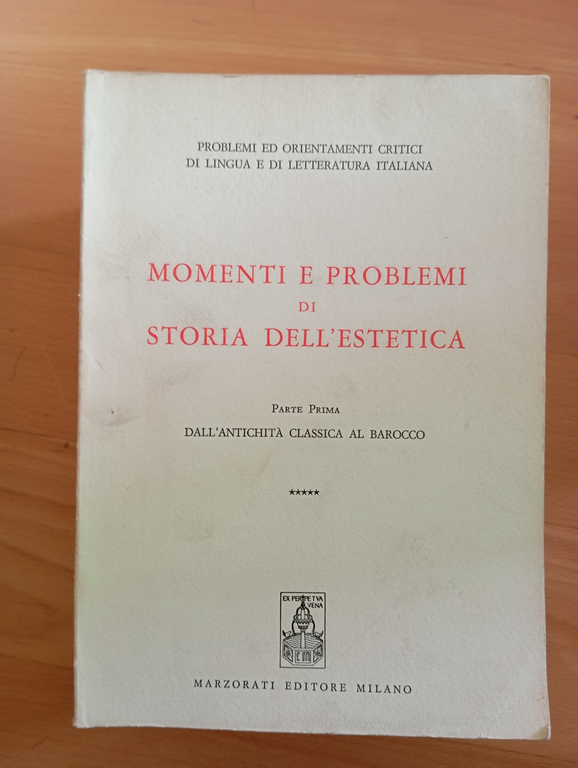 Momenti e problemi di storia dell'estetica, quattro volumi 4, Marzorati, … | Immagine Gallery 3