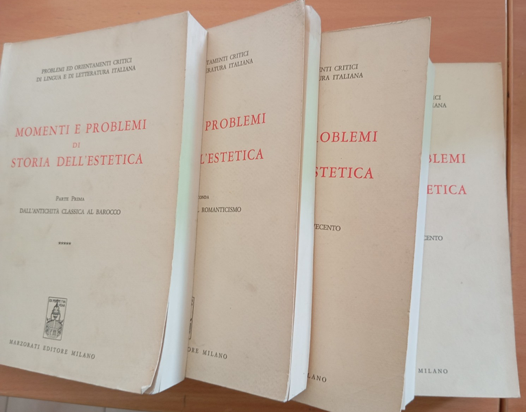 Momenti e problemi di storia dell'estetica, quattro volumi 4, Marzorati, … | Immagine Gallery 4