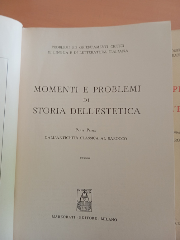 Momenti e problemi di storia dell'estetica, quattro volumi 4, Marzorati, … | Immagine Gallery 5