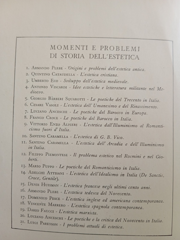 Momenti e problemi di storia dell'estetica, quattro volumi 4, Marzorati, … | Immagine Gallery 6