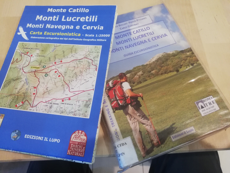 Monti lucretili, Navegna e Cervia, Carta escursionistica, Edizioni Il Lupo, …