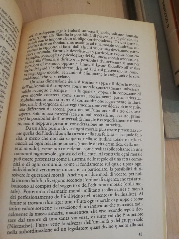 Morale e morali, Livio Sichirollo, Editori Riuniti, 1986