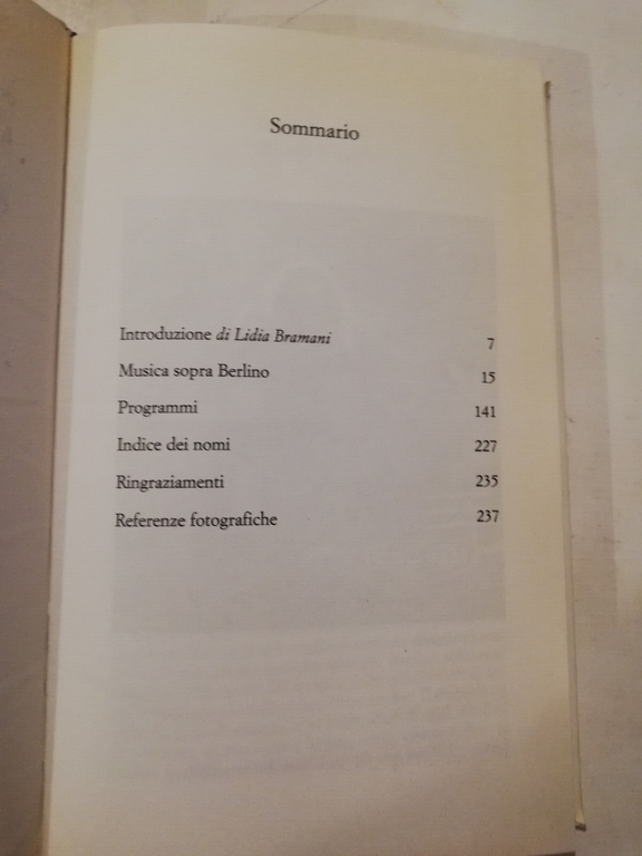 Musica sopra Berlino, Claudio Abbado, 1997, Bompiani