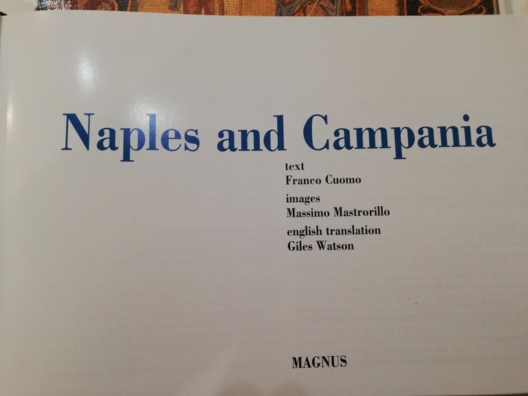 Naples and Campania, 1994, Magnus, bellissimo