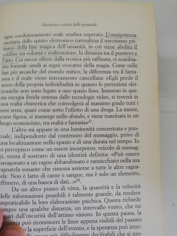 Narcisismo e società dello spettacolo, Mario Pezzella, 1996, ManifestoLibri | Immagine Gallery 22