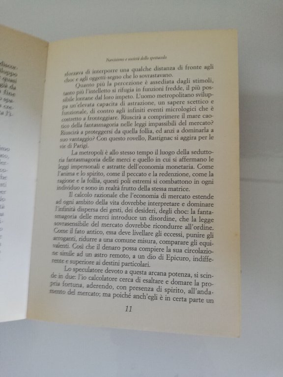 Narcisismo e società dello spettacolo, Mario Pezzella, 1996, ManifestoLibri