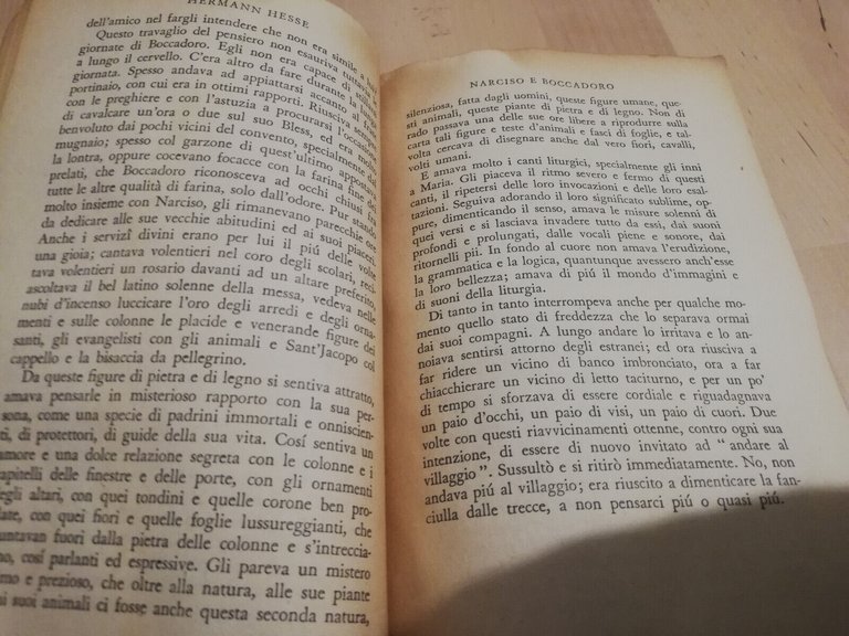 Narciso e Boccadoro, Hermann Hesse, 1947, 2 edizione, Medusa, per …