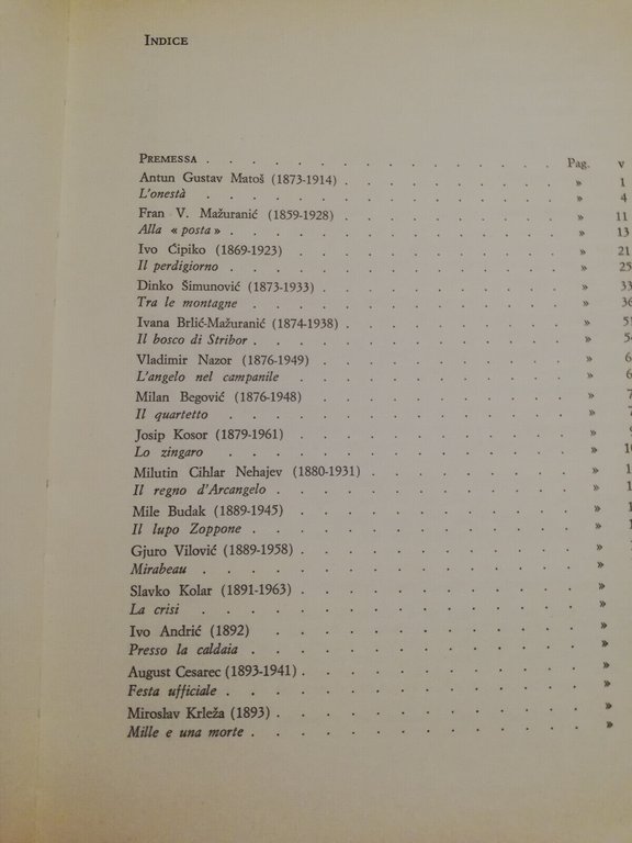 Narratori croati. Moderni e contemporanei, Franjo Trograncic, 1969, Bulzoni