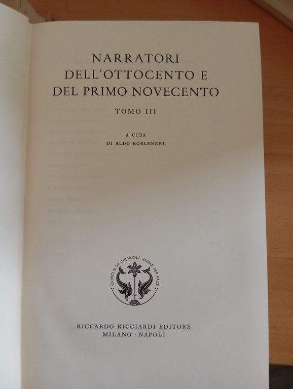 Narratori dell'Ottocento e del primo Novecento, Borlenghi, Ricciardi, 5 tomi | Immagine Gallery 11