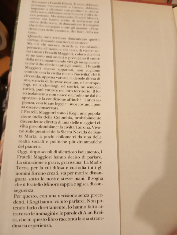 Nel cuore del mondo, Alan Ereira, Garzanti, 1992