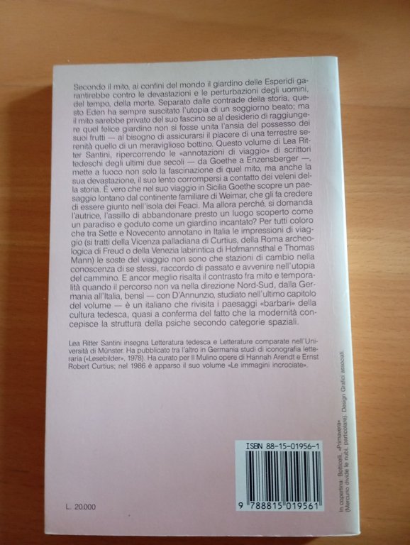 Nel giardino della storia, Lea Ritter Santini, Il Mulino, 1988 | Immagine Gallery 7