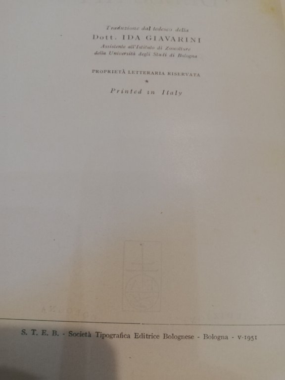 Nel mondo delle api, K. v. Frisch, Edizioni Agricole, 1951