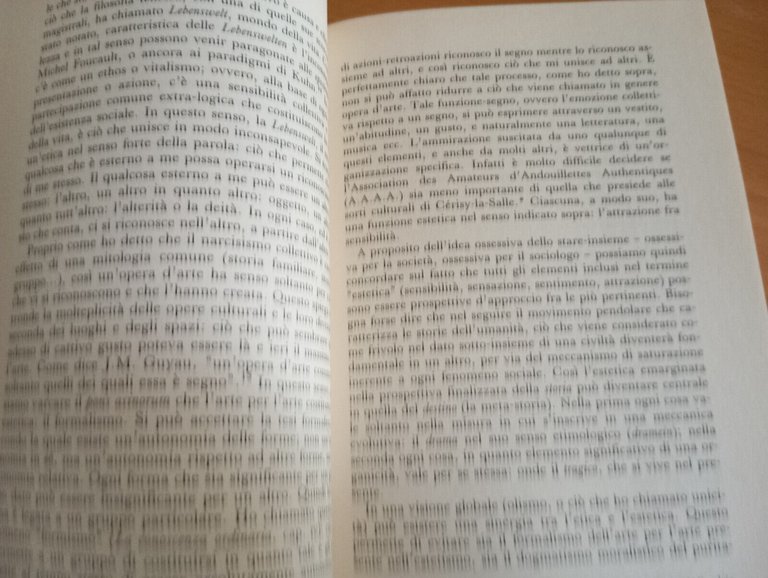 Nel vuoto delle apparenze, Michel Maffesoli, Garzanti, 1993