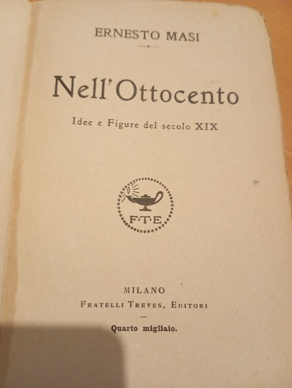 Nell'ottocento, Ernesto Masi, Treves, 1918 | Immagine Gallery 7