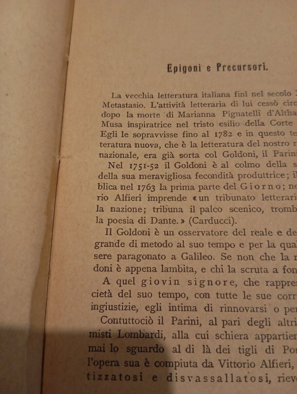 Nell'ottocento, Ernesto Masi, Treves, 1918