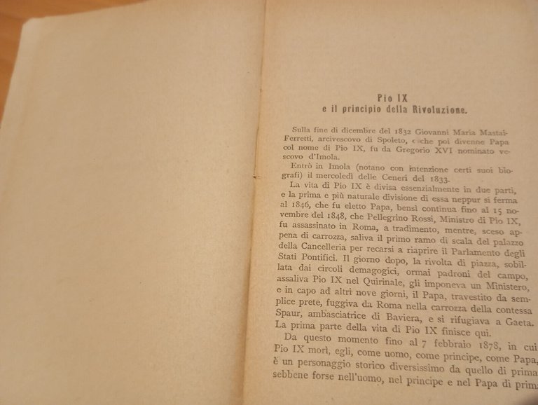 Nell'ottocento, Ernesto Masi, Treves, 1918