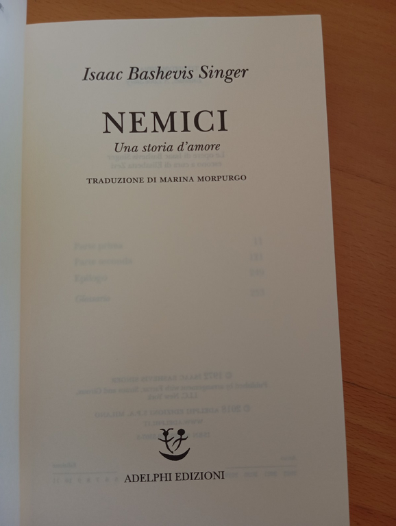 Nemici. Una storia d'amore, Isaac Bashevis Singer, Adelphi, 2022 | Immagine Gallery 5