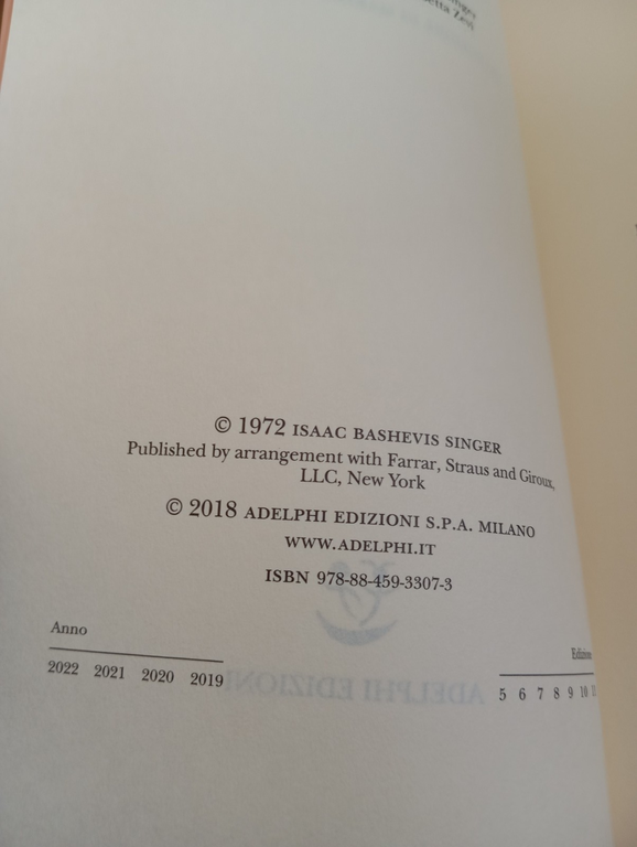 Nemici. Una storia d'amore, Isaac Bashevis Singer, Adelphi, 2022 | Immagine Gallery 6