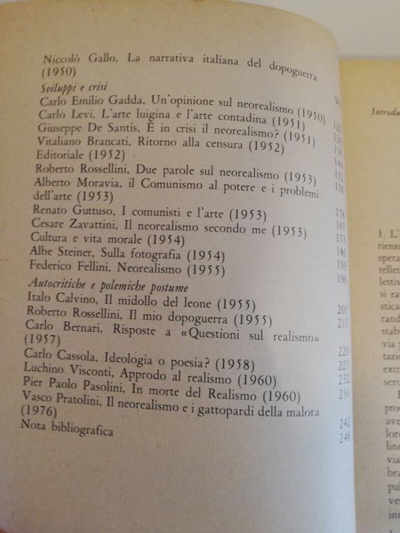 Neorealismo poetiche e polemiche, Claudio Milanini (a cura) 1980, Il …