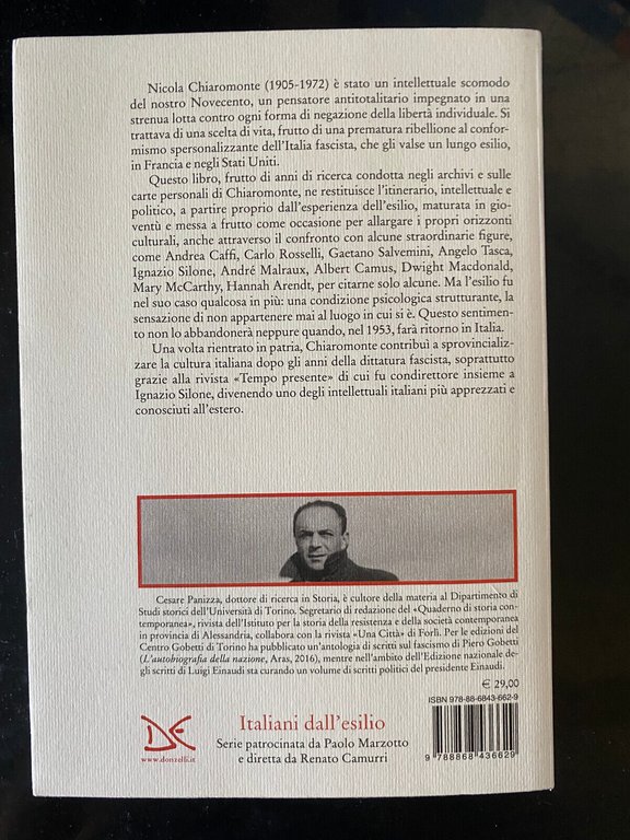 Nicola Chiaromonte. Una biografia, Cesare Panizza, Donzelli Editore, 2017