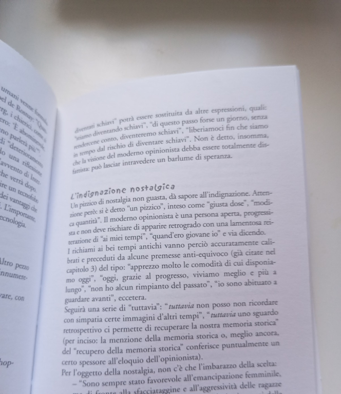 Non ho niente da dire ma so come dirlo, Claudio …