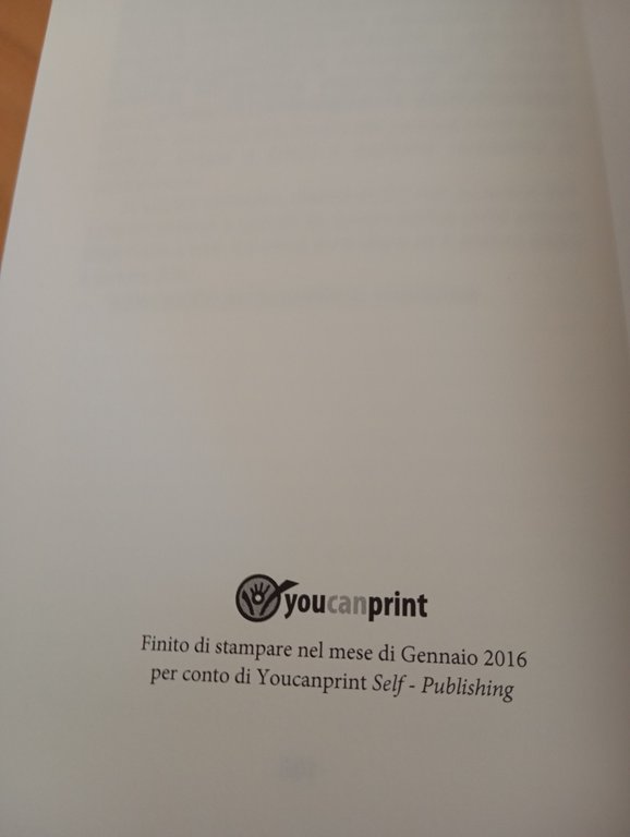 Non penso dunque sono, Andrea Magrin, 2016