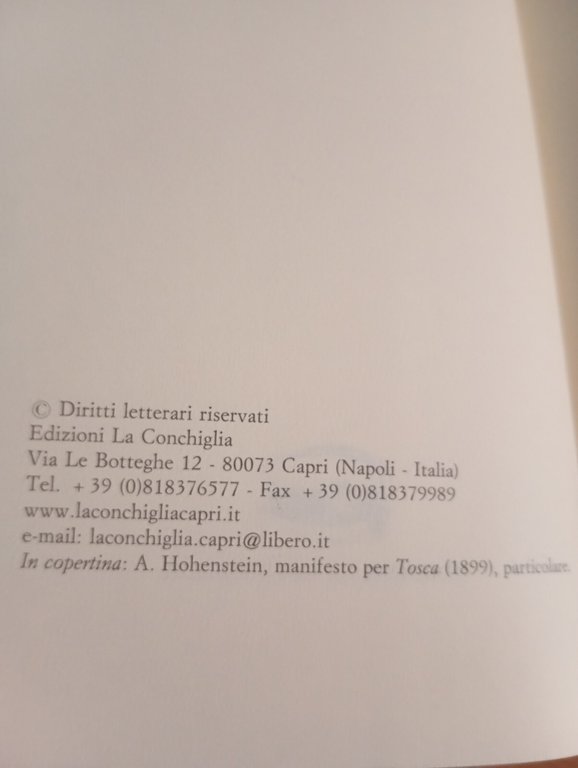 Non sparate a Cavaradossi, Francesco Canessi, Edizioni La Conchiglia, 2002