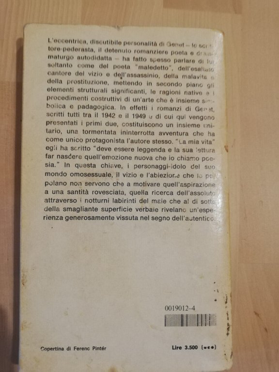 Nostra signora dei fiori - Miracolo della rosa, Jean Genet, …