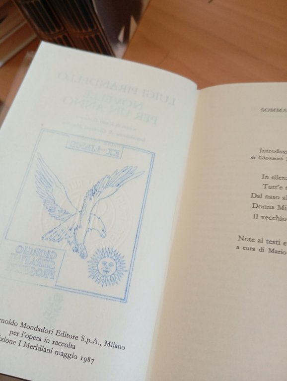 Novelle per un anno, Luigi Pirandello, 6 volumi completi, Meridiani …