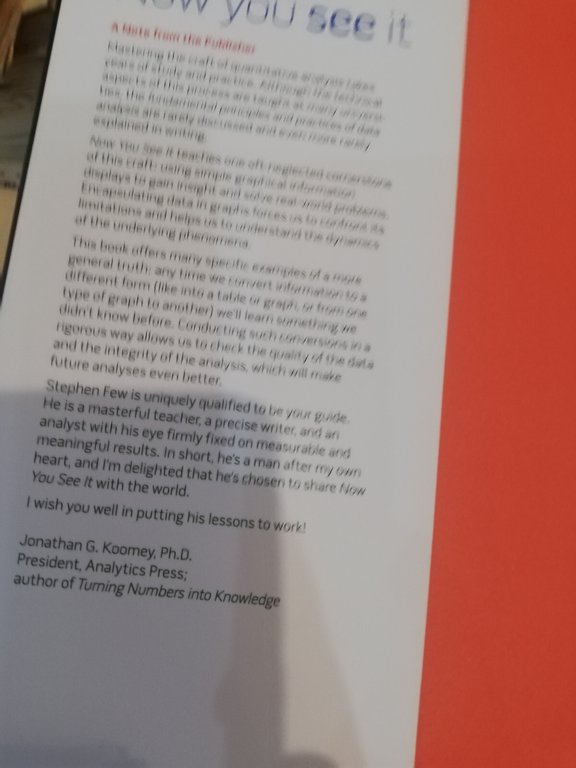 Now you see it, Stephen Few, 2009, bellissimo, in english