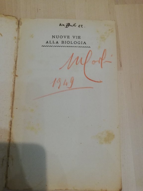 Nuove vie alla biologia, T. D. Lysenko, Macchia, 1949, raro