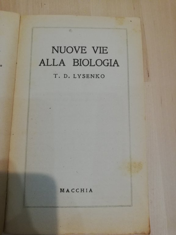 Nuove vie alla biologia, T. D. Lysenko, Macchia, 1949, raro | Immagine Gallery 12