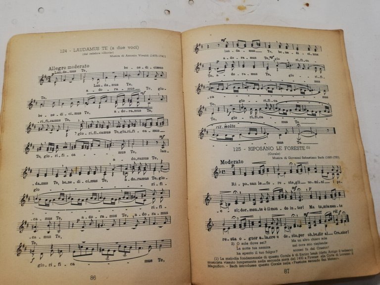 Nuovo canzoniere italiano, Schinelli, 1951